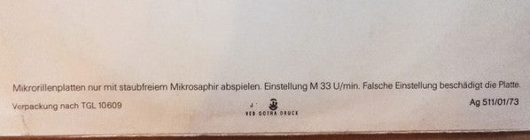 Gerhard Erber : Hänsel Und Gretel (Schallplattenbeilage) (7", Single)