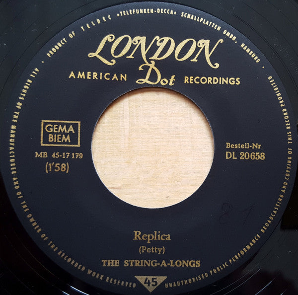 The String-A-Longs : My Blue Heaven (7", Single)