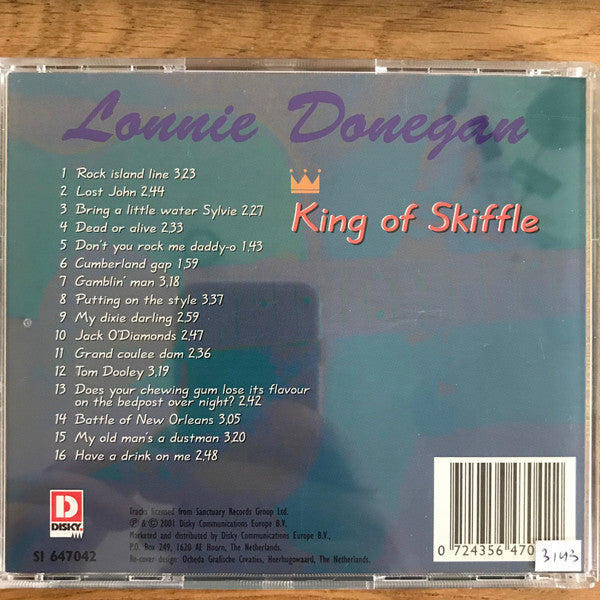 Lonnie Donegan : King Of Skiffle (CD, Comp)