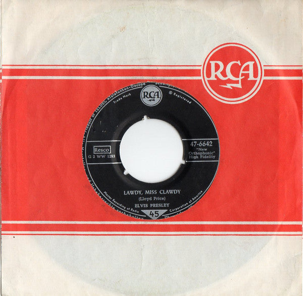 Elvis Presley : Shake, Rattle And Roll (7")
