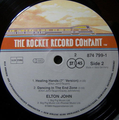 Elton John : Healing Hands (12")
