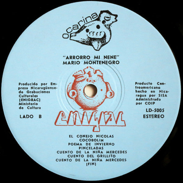 Mario Montenegro : El Negrito Cuñu-Cuñu (LP, Album)