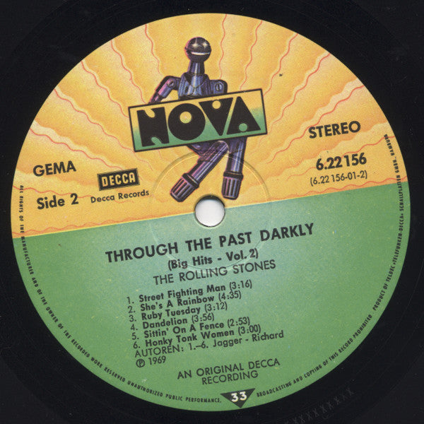 The Rolling Stones : Through The Past, Darkly (Big Hits Vol. 2) (LP, Comp, RE)