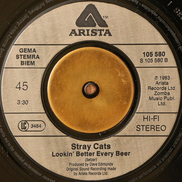 Stray Cats : (She's) Sexy + 17 (7", Single)