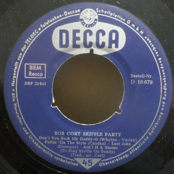 The Bob Cort Skiffle : Bob Cort Skiffle Party (7", EP)