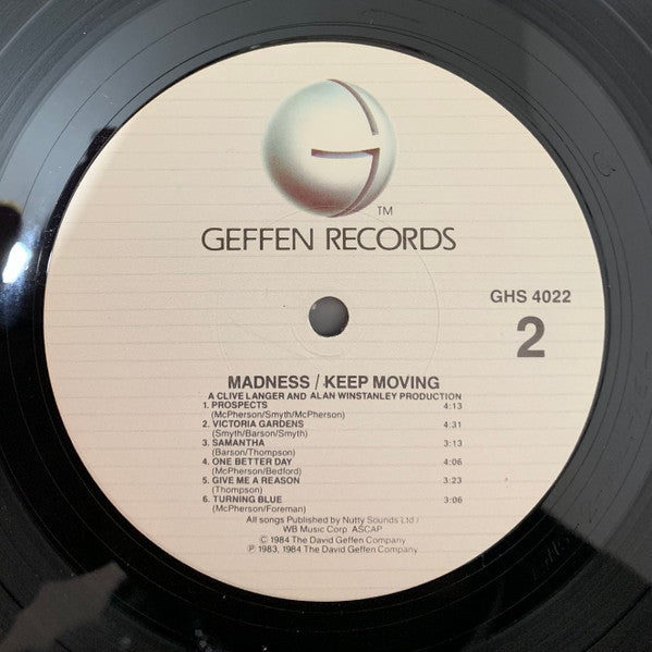 Madness : Keep Moving (LP, Album, Win)