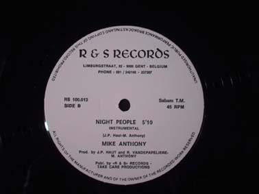 Mike Anthony : Nightpeople (12")