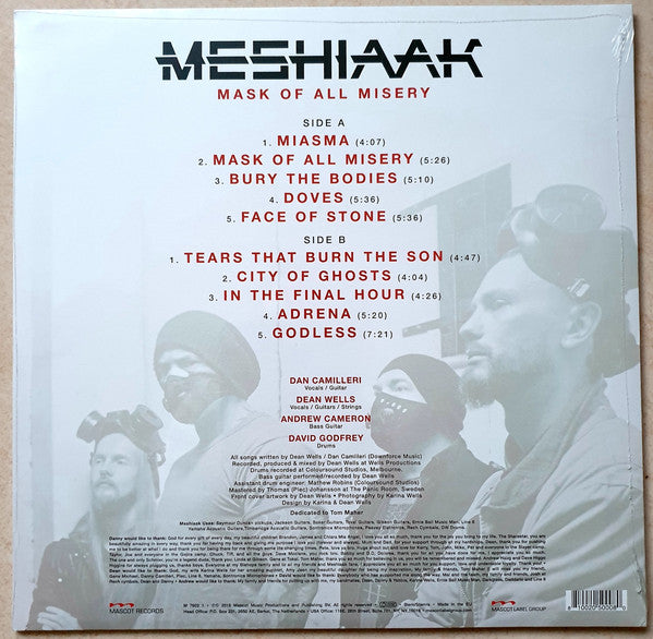 Meshiaak : Mask of all misery (LP, Album, Red)