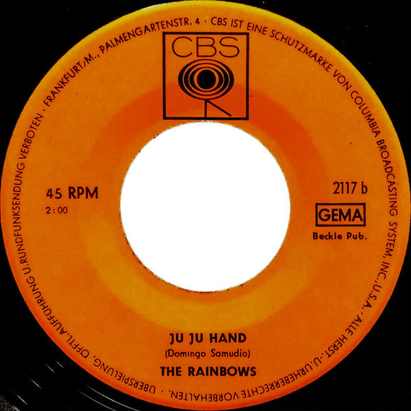 The Rainbows : Balla Balla (7", Single, Club)