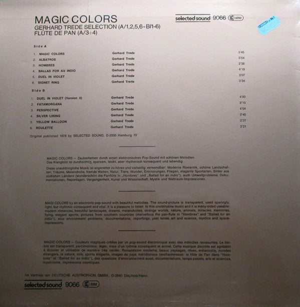 Gerhard Trede Selection & Flรปte De Pan* : Magic Colors (LP)