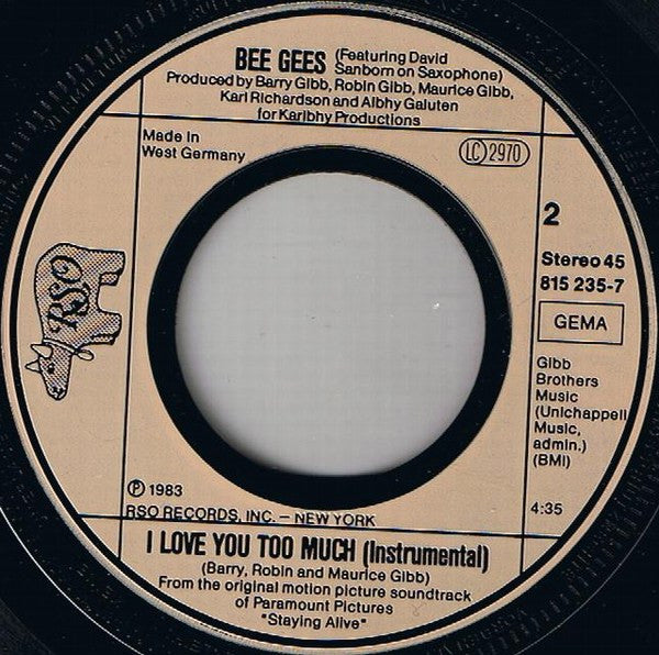 Bee Gees : Someone Belonging To Someone (7", Single)