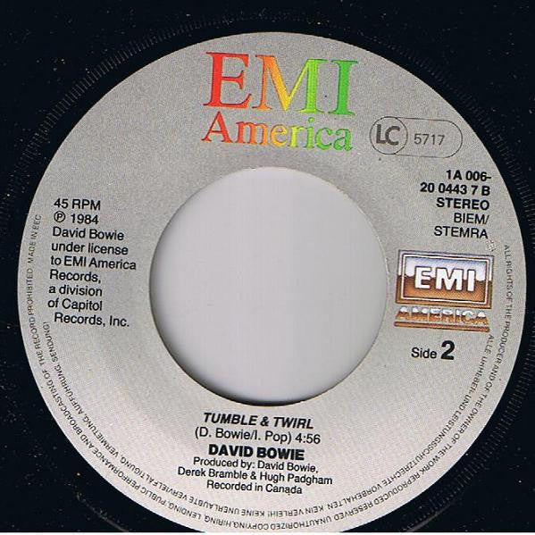 David Bowie : Tonight (7", Single)