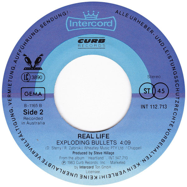 Real Life : Catch Me I'm Falling (7", Single)