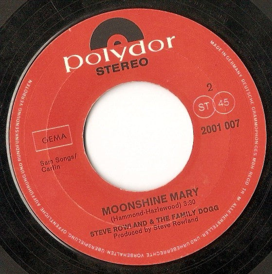 Steve Rowland & Family Dogg : Sympathy (7", Single)