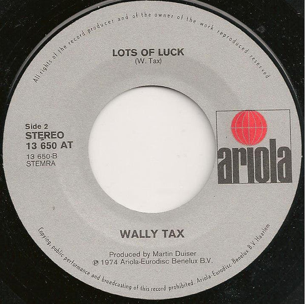 Wally Tax : Bridges Are Burning (7", Single)