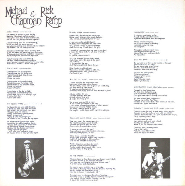 Michael Chapman (2) And Rick Kemp : Original Owners (LP, Album)