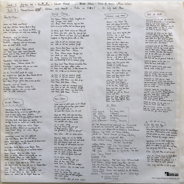 Grobschnitt : Fantasten (LP, Album)