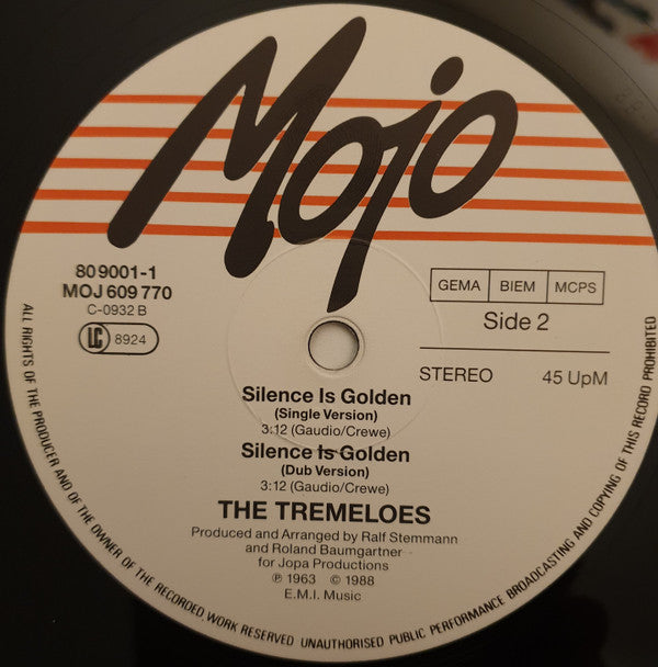 The Tremeloes : Silence Is Golden (New Recording '88) (12")