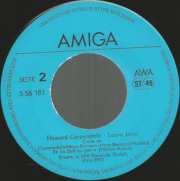 Howard Carpendale : Laura Jane (7", EP)