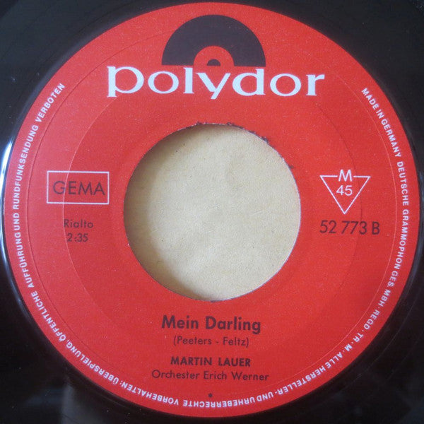 Martin Lauer : Beat Und Rote Rosen / Mein Darling (7", Single, Mono)