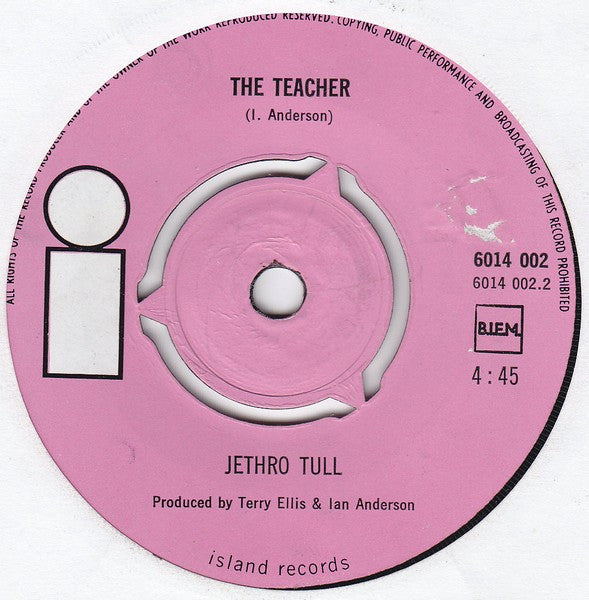 Jethro Tull : Witch's Promise / The Teacher (7", Single)