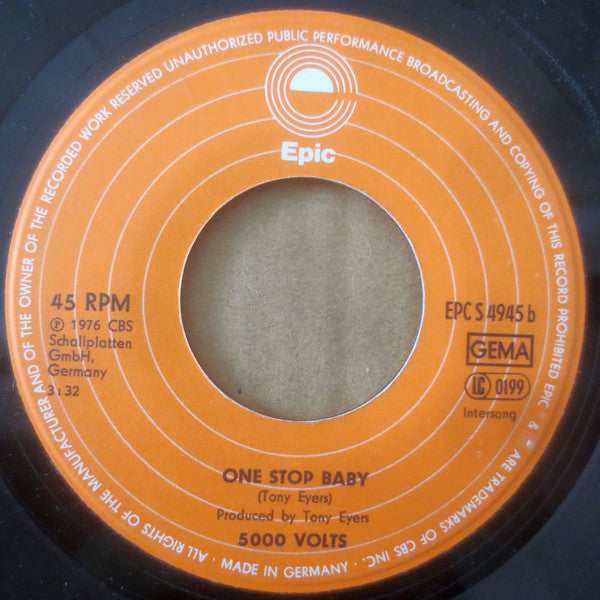 5000 Volts : Light The Flame Of Love (7", Single)