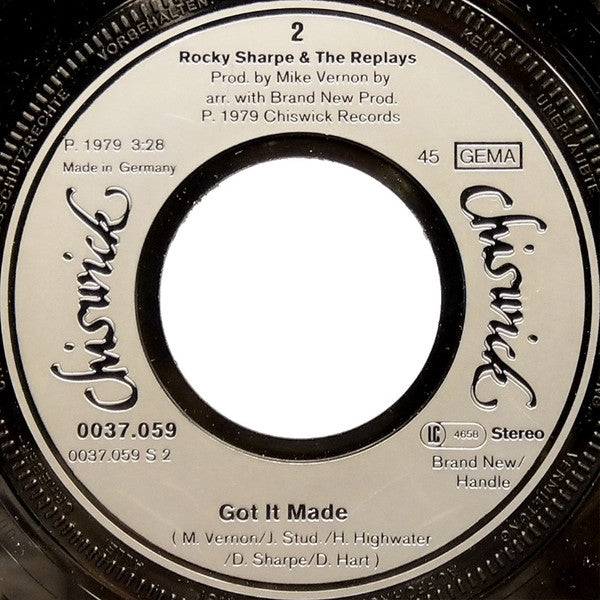 Rocky Sharpe And The Replays* : Imagination (7", Single)