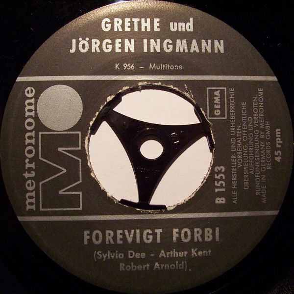 Grethe & Jørgen Ingmann : Dansevise (7", Single)