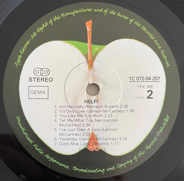 The Beatles : Help! (LP, Album, M/Print, RE, Typ)