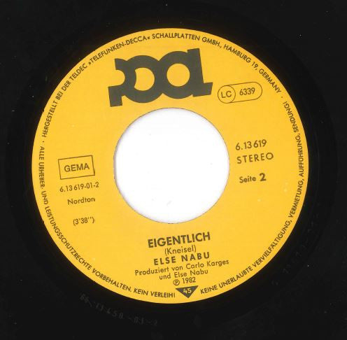 Else Nabu : Jagdzeit (7", Single)