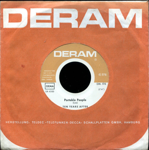 Ten Years After : Portable People / Sounds (7", Single)