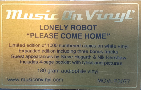 Lonely Robot : Please Come Home (2xLP, Album, RE, 180)
