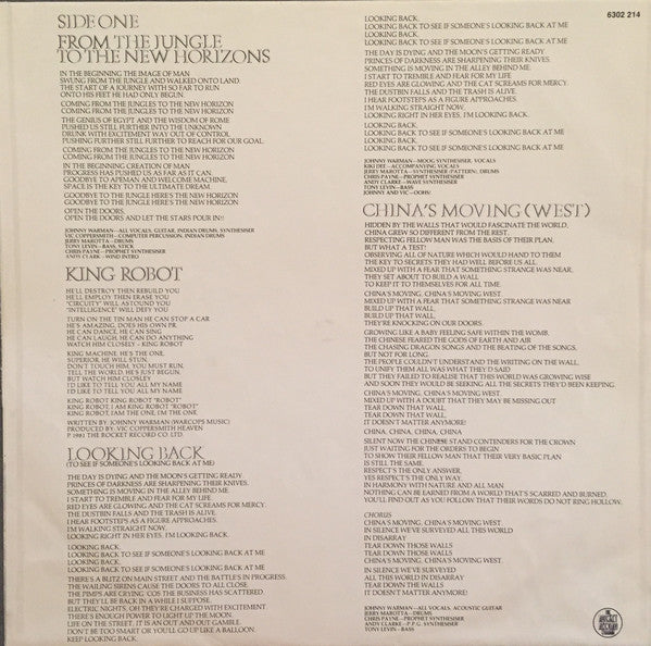 Johnny Warman : From The Jungle To The New Horizons (LP, Album)