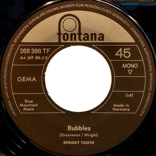 Spooky Tooth : The Weight (7", Mono)