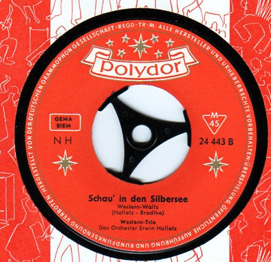 Das Western-Trio : Weit, Weit Übers Meer / Schau' In Den Silbersee (7", Single)