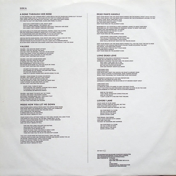 Richard Thompson : Daring Adventures (LP, Album)