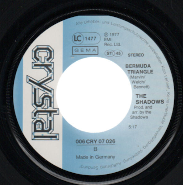 The Shadows : Theme From The Deer Hunter (Cavatina) (7", Single)