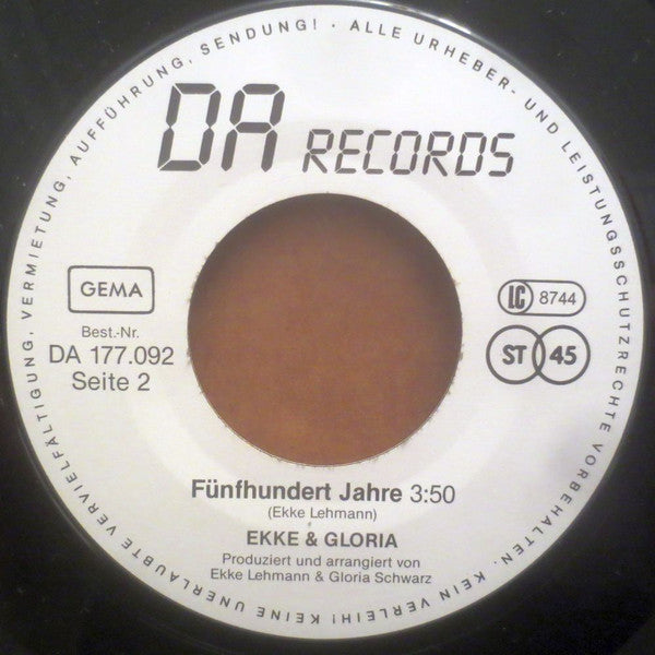 Ekke & Gloria : Deutschland Ist Wieder Weltmeister (7", Single)