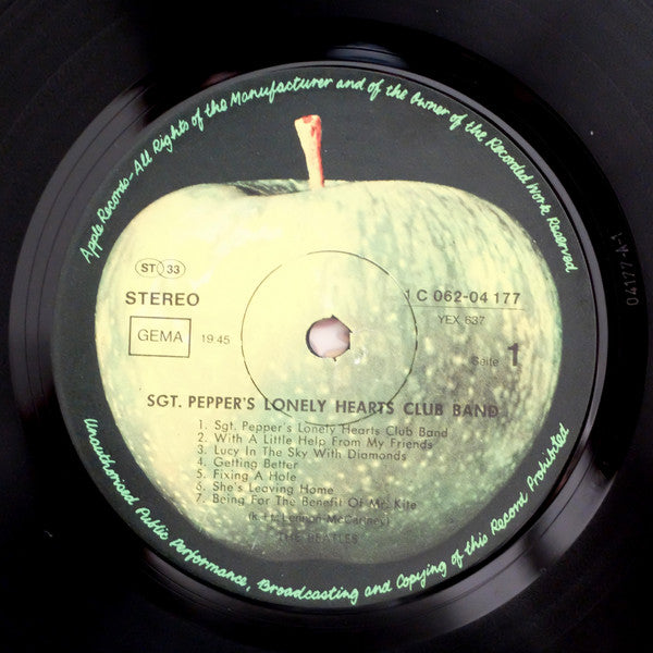 The Beatles : Sgt. Pepper's Lonely Hearts Club Band (LP, Album, RE, Cir)