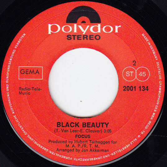 Focus (2) : House Of The King (7", Single)