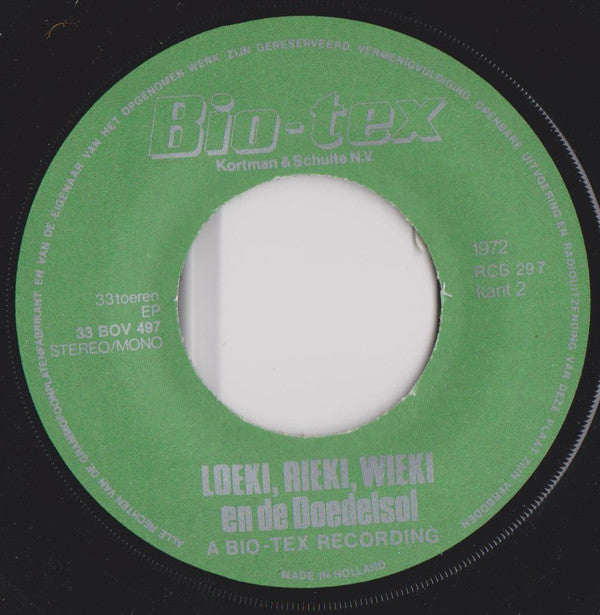 No Artist : Loeki, Rieki En Wieki En De Doedelsol (7")