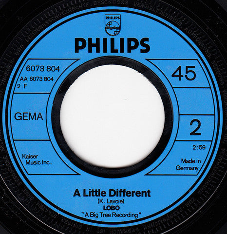 Lobo (3) : California Kid And Reemo (7", Single)