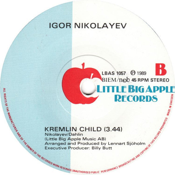 Igor Nikolayev*, Lisa Nilsson : Aquarius 1999 (7", Single)