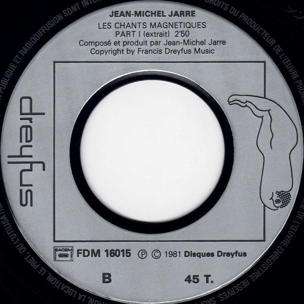 Jean-Michel Jarre : Les Chants Magnetiques (7", Single)