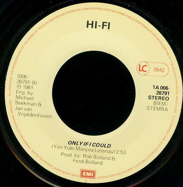 Hi-Fi (6) : Pretty Girls (Grow Fast These Days) (7", Single)