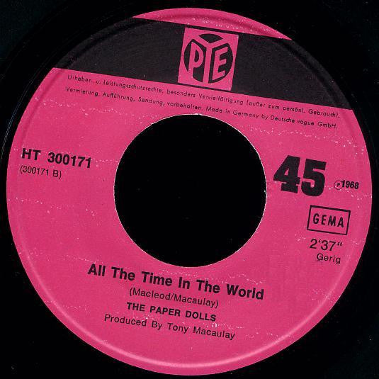 The Paper Dolls* : Something Here In My Heart (7", Single)