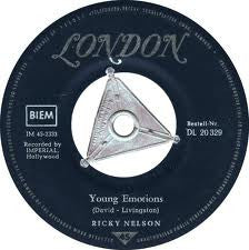 Ricky Nelson (2) : Young Emotions / Right By My Side (7", Single)