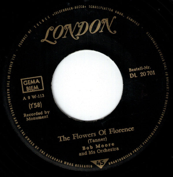 Bob Moore : Kentucky (7", Single)