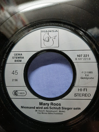 Mary Roos : Ich Bin Stark, Nur Mit Dir (7", Single)