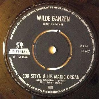 Cor Steyn : Wilde Ganzen / Aan De Amsterdamse Grachten (7", Single)